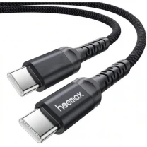Кабель Heemax Type-C to Type-C 100W 2m Black