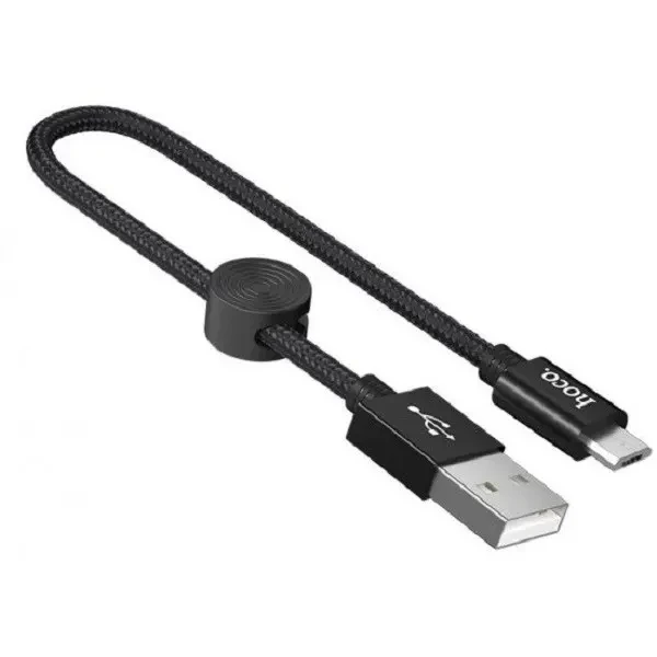 Кабель Hoco X35 Premium USB to Micro 0.25m Black 3