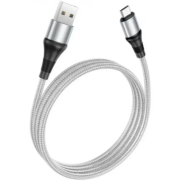 Кабель Hoco X50 Excellent USB to Micro 2.4A 1m Gray