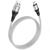 Кабель Hoco X50 Excellent USB to Micro 2.4A 1m Gray