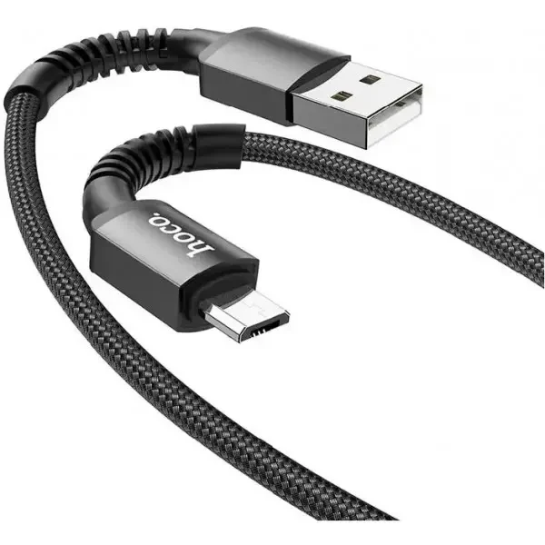 Кабель Hoco X71 Especial USB to Micro 2.4A 1m Black 2