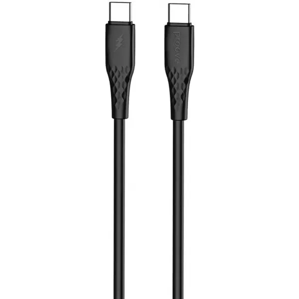 Кабель Proove GridLine Type-C to Type-C 60W 1m Black (CCGL60002201)