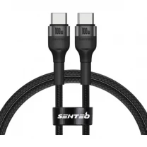 Кабель SENTEO ST-01 Montes series Type-C to Type-C 100W 1m Black