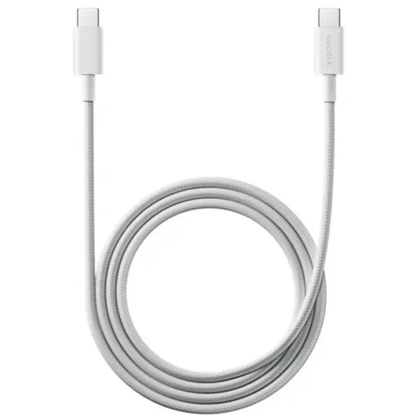 Кабель Xiaomi Braided Type-C to Type-C 3A 1m White (BHR0878GL)
