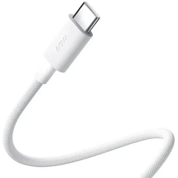 Кабель Xiaomi Braided Type-C to Type-C 3A 1m White (BHR0878GL) 2