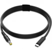 DM Кабель для ноутбука USB-C до DC 5.5 x 2.5 мм, 65W, 1.5 м (PD)
