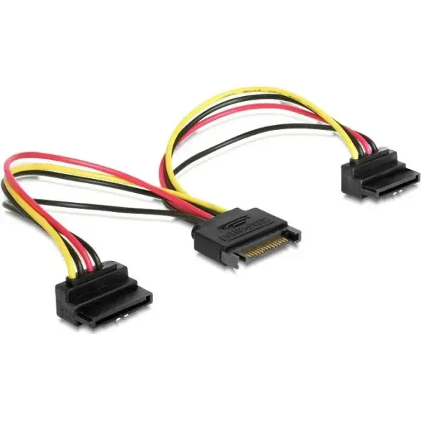 Кабель живлення Cablexpert 2xSATA - SATA 0.15 m (CC-SATAM2F-02)