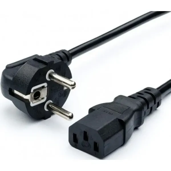 Кабель живлення для ПК Atcom CEE 7/7 - IEC C13 1.2 м 0.5мм (16988)