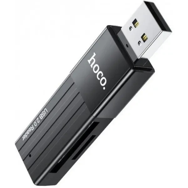 Кардрідер Hoco HB20 Mindful 2-in-1 USB3.0 Black
