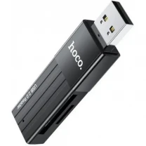 Кардрідер Hoco HB20 Mindful 2-in-1 USB3.0 Black