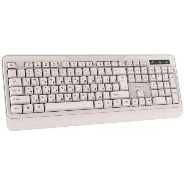 Комплект (клавіатура, мишка) Proove Harmless Beige (KMHR00003002) 4