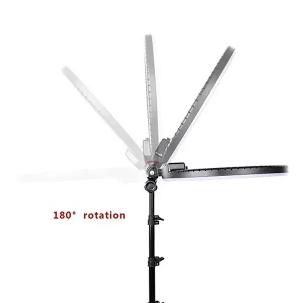 DM Лампа кільцева LED RL-18 (46cm) 55W 3m cable 3 holder Black 2