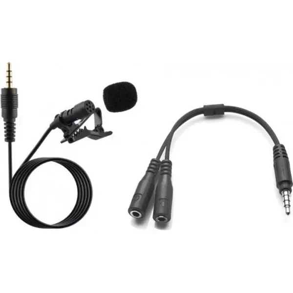 Мікрофон XoKo MC-100 + Сплітер 3.5 мм (XK-MC100BK) 3