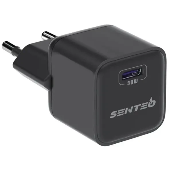 Мережевий зарядний пристрій SENTEO Z-09 1Port USB-C PD 30W Black 2