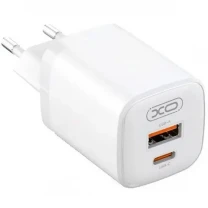 Мережевий зарядний пристрій XO L96 USB-C/USB-A PD QC3.0 30W 3A White