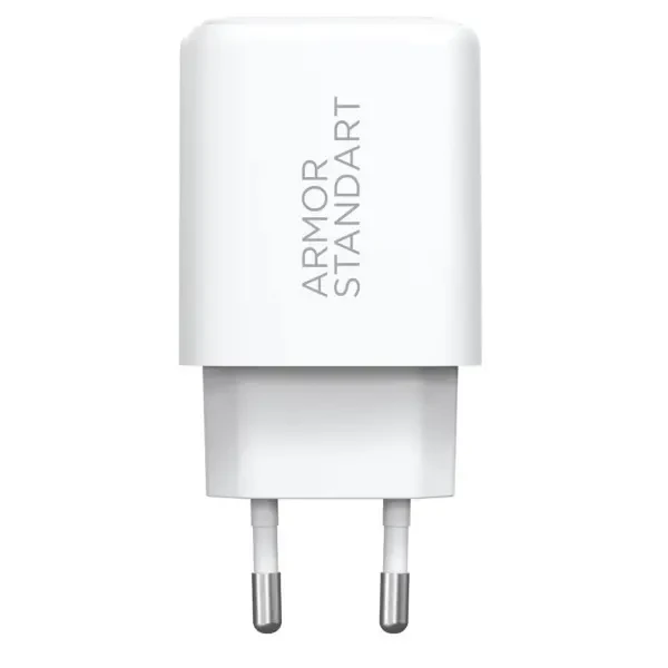 МЗП ArmorStandart Poweraze 25W GaN Type-C + USB-A White (ARM87067)