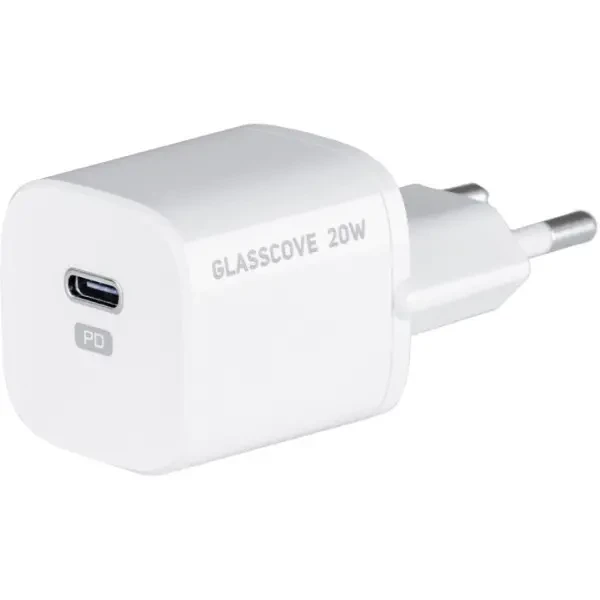 МЗП Glasscove 20W Type-C White (TC-099PD)