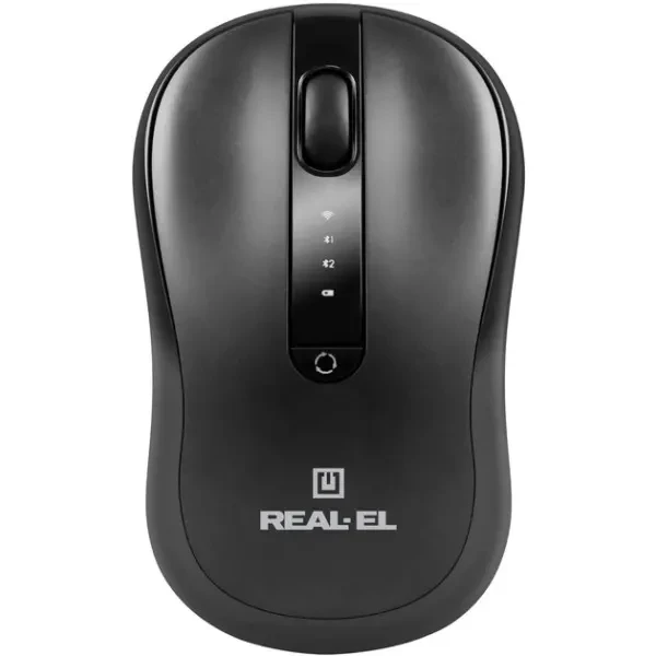 Мишка REAL-EL RM-450W Wireless USB Black (EL123200046)