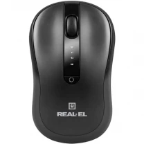Мишка REAL-EL RM-450W Wireless USB Black (EL123200046)