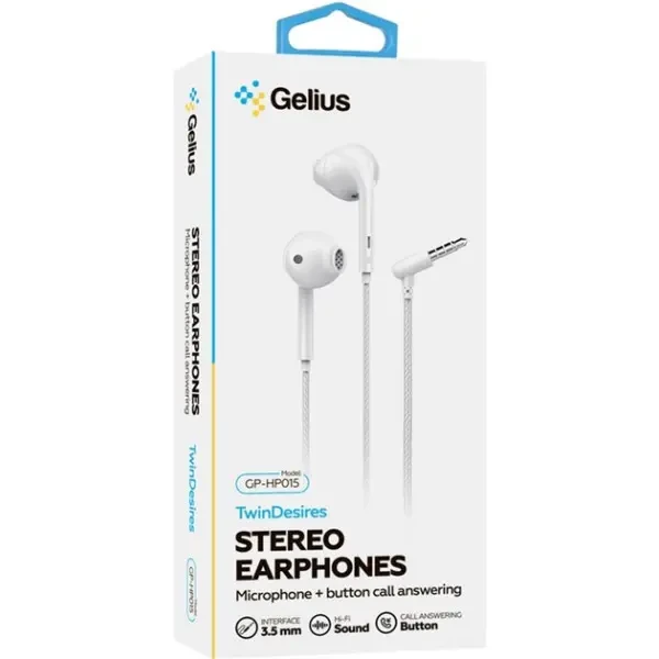 Навушники Gelius TwinDesires GP-HP015 White 2