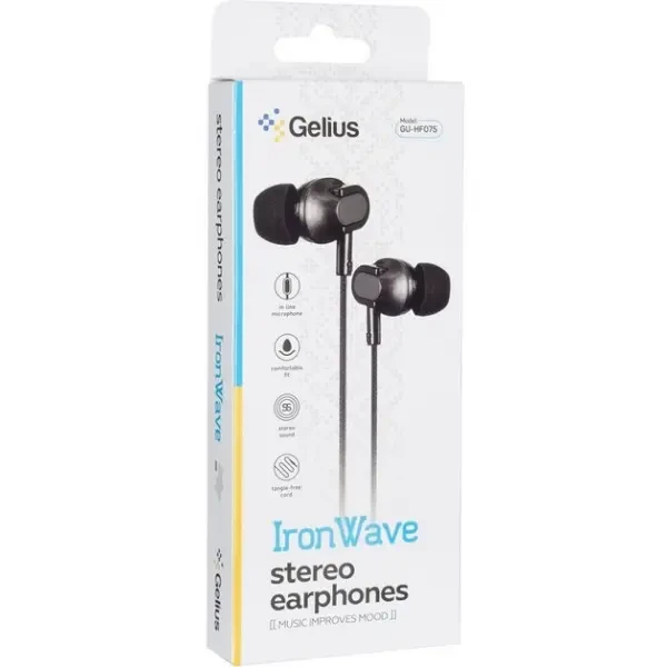 Навушники Gelius Ultra Iron Wave GU-075 Black 2