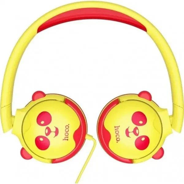 Навушники Hoco W31 Childrens Yellow/Red 3