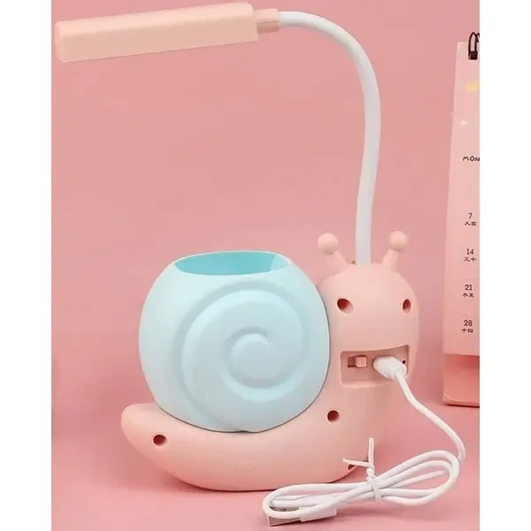 DM Настільна лампа Desk Lamp NO.904 Snail 400 mAh Blue/Yellow 4