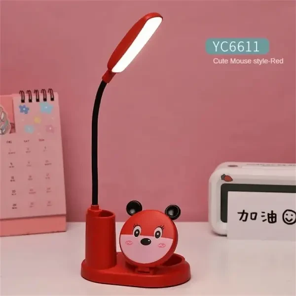 DM Настільна лампа Kids Design YC6611 400 mAh Red 2