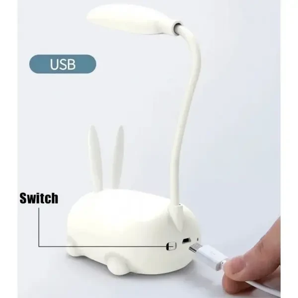DM Настільна лампа Pet LED YM2191A 400 mAh Pink 4
