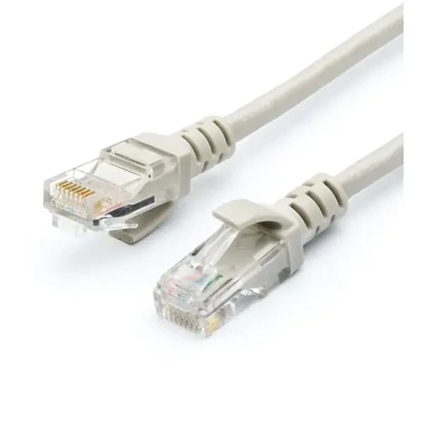 Патч-корд Atcom UTP RJ45 Cat.5e 0.5m Сірий (9159)