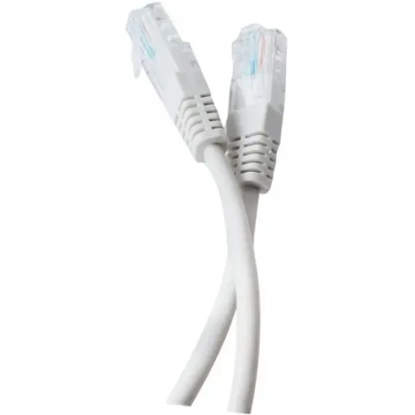 Патч-корд Tecro UTP-RJ45-0100 RJ45 Cat.5e 1m Сірий