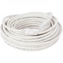 Патч-корд Tecro UTP-RJ45-1000 RJ45 Cat.5e 10м Сірий