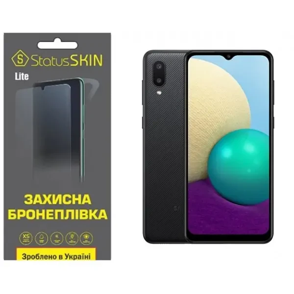 Поліуретанова плівка StatusSKIN Lite для Samsung A02 A022 Глянцева