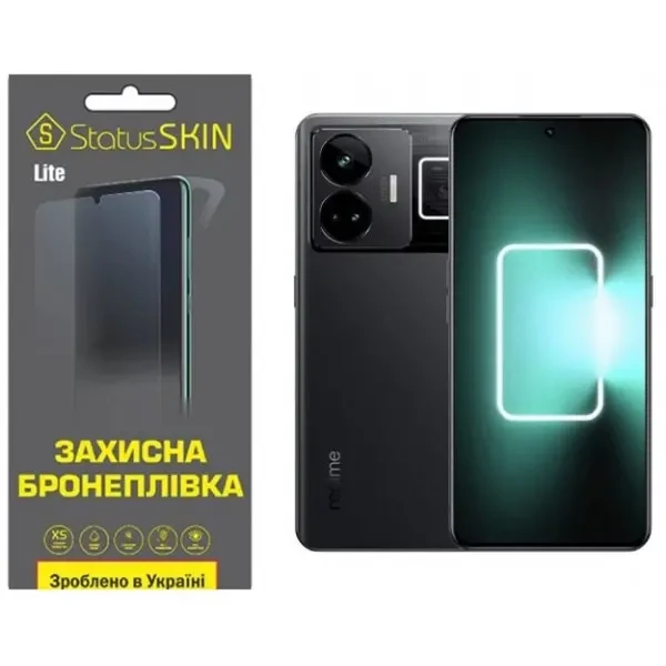 Поліуретанова плівка StatusSKIN Lite на екран Realme GT3 Глянцева