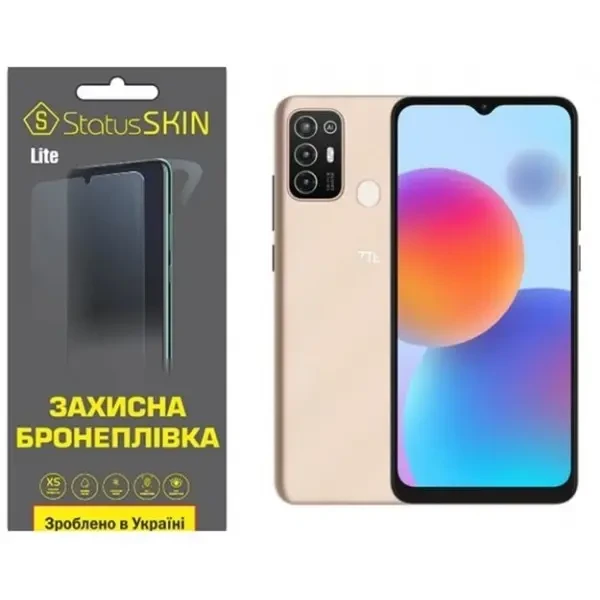 Поліуретанова плівка StatusSKIN Lite на екран ZTE Blade A52 Глянцева