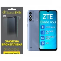 Поліуретанова плівка StatusSKIN Lite на екран ZTE Blade A53 Глянцева