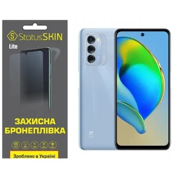 Поліуретанова плівка StatusSKIN Lite на екран ZTE Blade V40 Глянцева