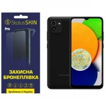Поліуретанова плівка StatusSKIN Pro для Samsung A03 A035 Глянцева