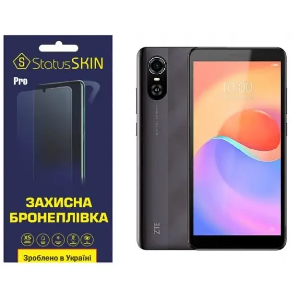 Поліуретанова плівка StatusSKIN Pro для ZTE Blade A31 Plus Глянцева