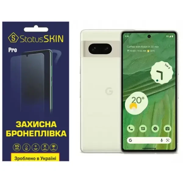 Поліуретанова плівка StatusSKIN Pro на екран Google Pixel 7 Глянцева