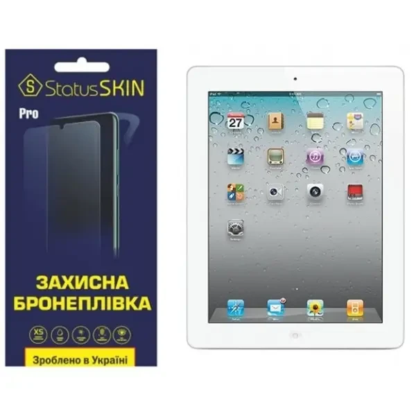 Apple Поліуретанова плівка StatusSKIN Pro на екран iPad 2/3/4 Глянцева