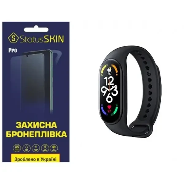 Поліуретанова плівка StatusSKIN Pro на екран Xiaomi Mi Band 7 Глянцева