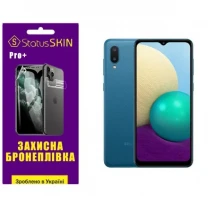 Поліуретанова плівка StatusSKIN Pro+ для Samsung A02 A022 Глянцева
