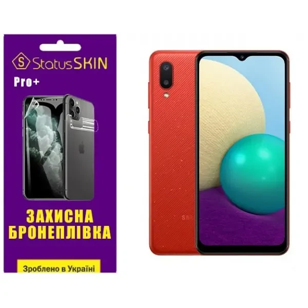 Поліуретанова плівка StatusSKIN Pro+ для Samsung A02 A022 Матова