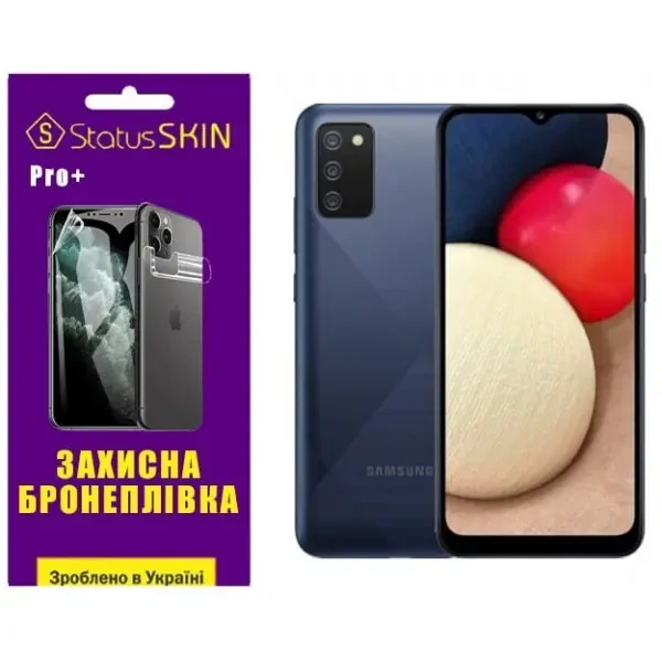 Поліуретанова плівка StatusSKIN Pro+ для Samsung A02s A025 Глянцева
