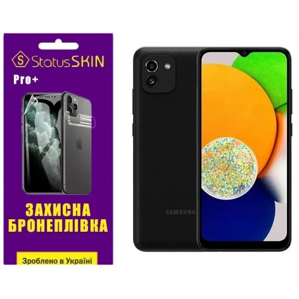 Поліуретанова плівка StatusSKIN Pro+ для Samsung A03 A035 Глянцева