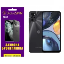Поліуретанова плівка StatusSKIN Pro+ на екран Motorola G22 Матова