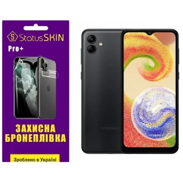 Поліуретанова плівка StatusSKIN Pro+ на екран Samsung A04 A045 Матова