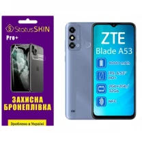 Поліуретанова плівка StatusSKIN Pro+ на екран ZTE Blade A53 Глянцева