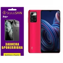 Поліуретанова плівка StatusSKIN Pro+ на екран ZTE Blade A72 Глянцева